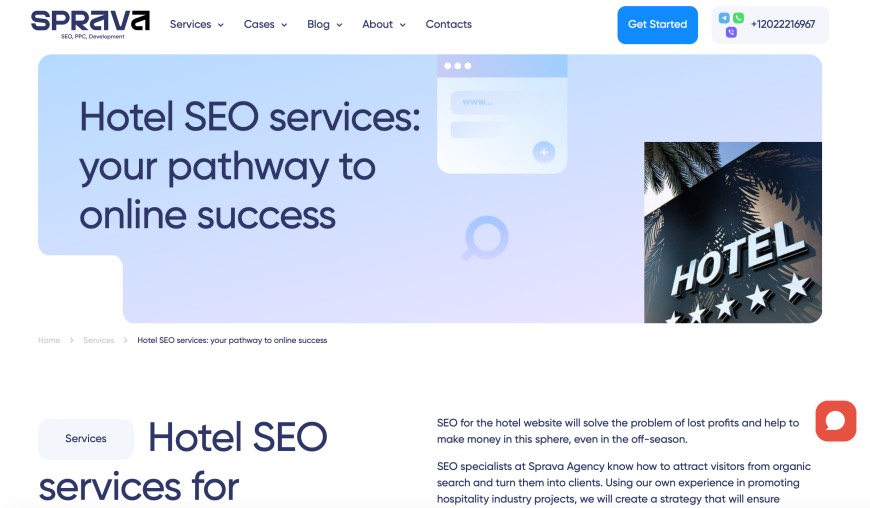 Sprava Digital Hospitality SEO Firm