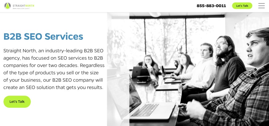 Straight North B2B SEO Marketing Agency