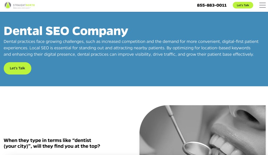 Straight North Dental SEO Company