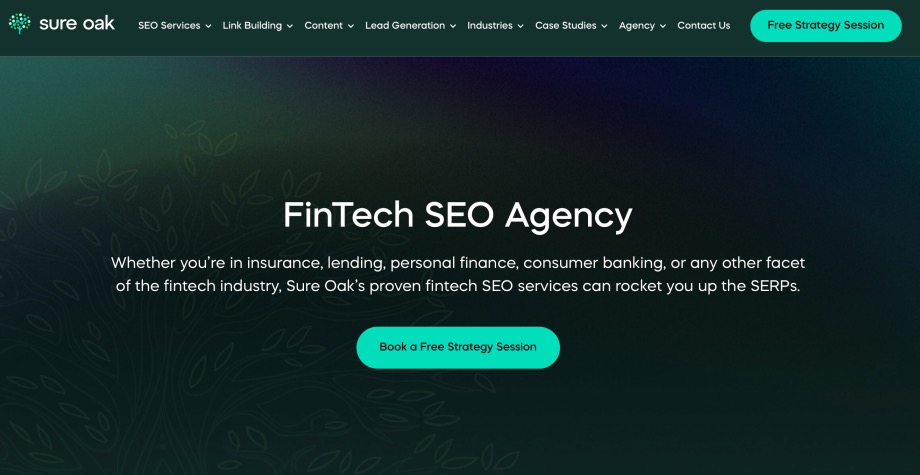 Sure Oak Top FinTech SEO Company