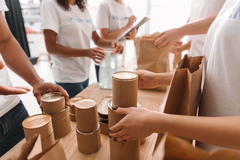 Sustainable Packaging People Sorting Packages