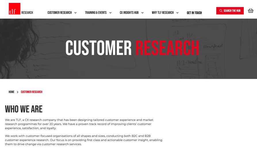 TLF Customer Experience Research Company