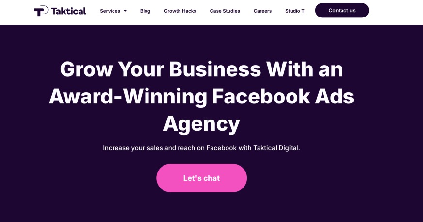 Taktical Digital Facebook Advertising Services