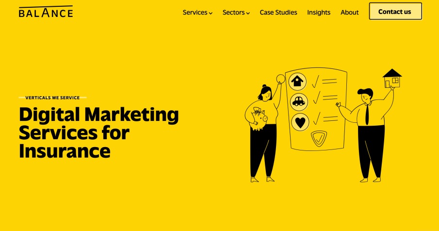 The Balance Agency Digital Marketing Services for Insurance Industry