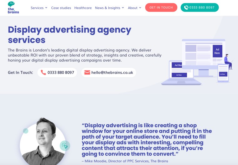 The Brains Display Advertising Services