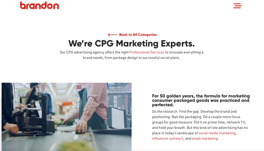 The Brandon Agency CPG Digital Marketing Services