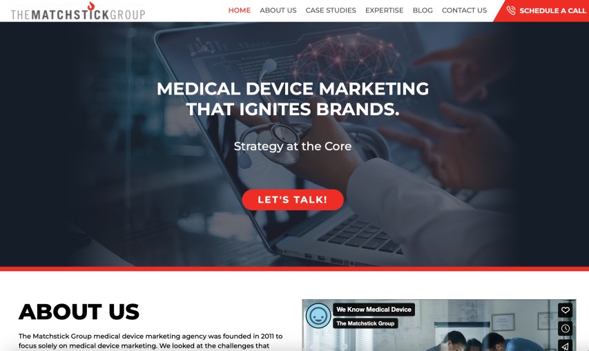 The Matchstick Group Best Digital Marketing Agency for Medical Devices