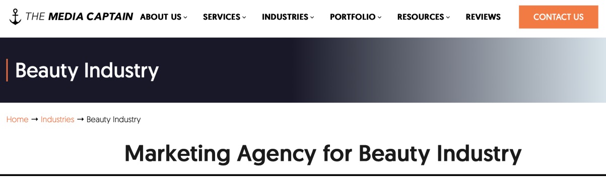 The Media Captain Beauty Digital Marketing Agencies