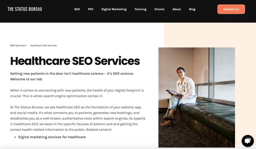 The Status Bureau Best Healthcare SEO Services