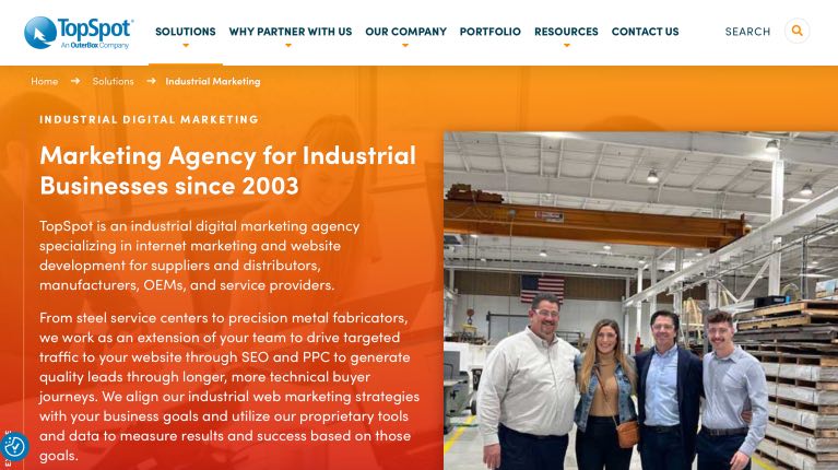 TopSpot Industrial Digital Marketing Company