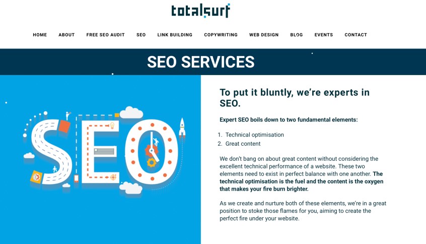 Totalsurf FinTech SEO Companies