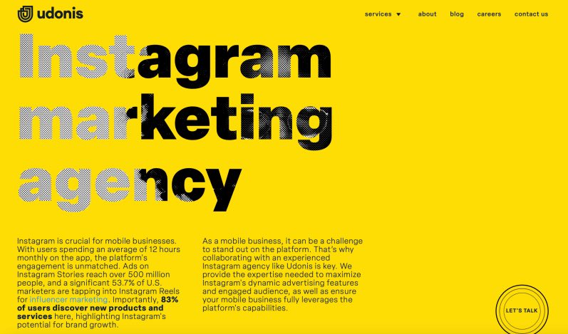 Udonis Leading Instagram Marketing Agency