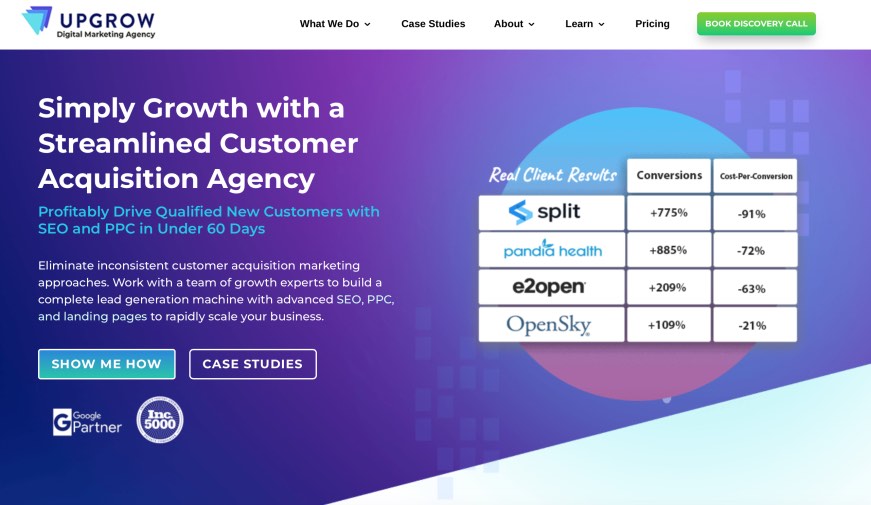 Upgrow Top Customer Acquisition Agency