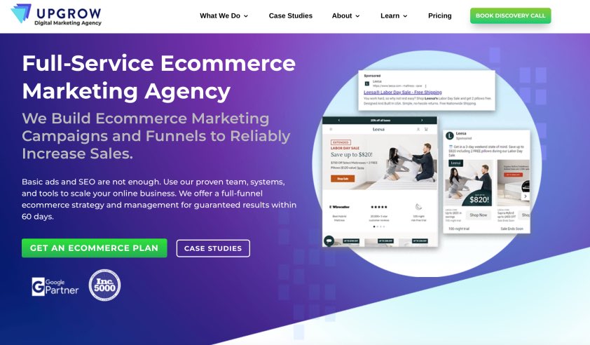 Upgrow Top eCommerce Marketing Company