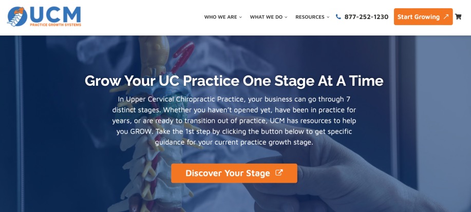 Upper Cervical Chiropractic Practice UCM Growth Systems Chiropractor Marketing Companies