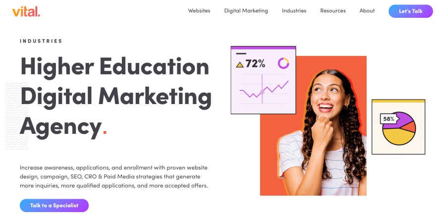 Vital Design Digital Marketing Education for Schools, Universities and Colleges