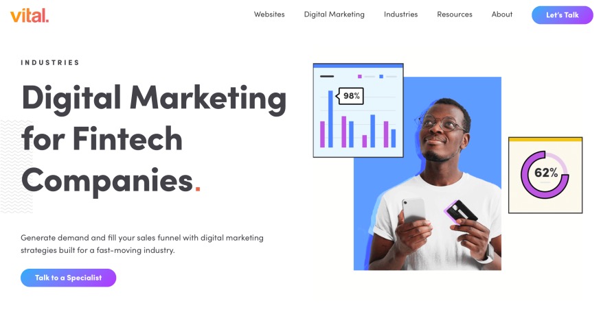 Vital Top FinTech Marketing Company