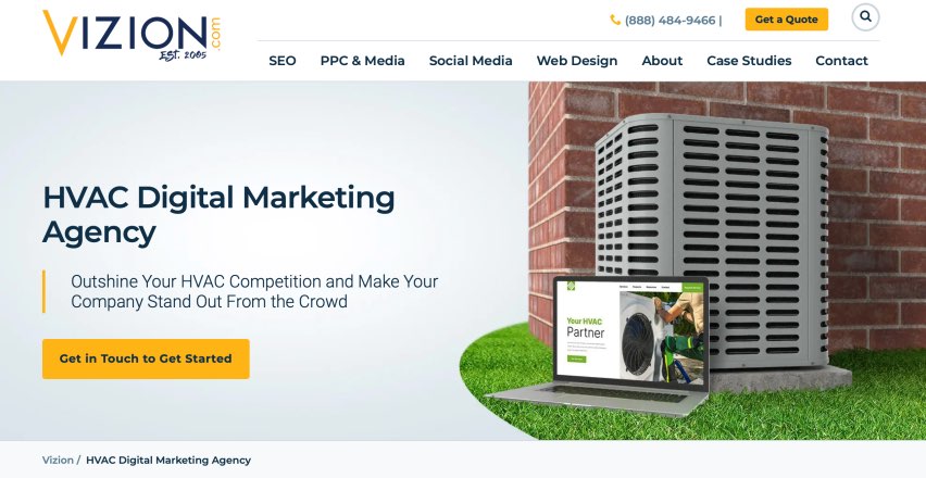 Vizion Interactive Top HVAC Marketing Services