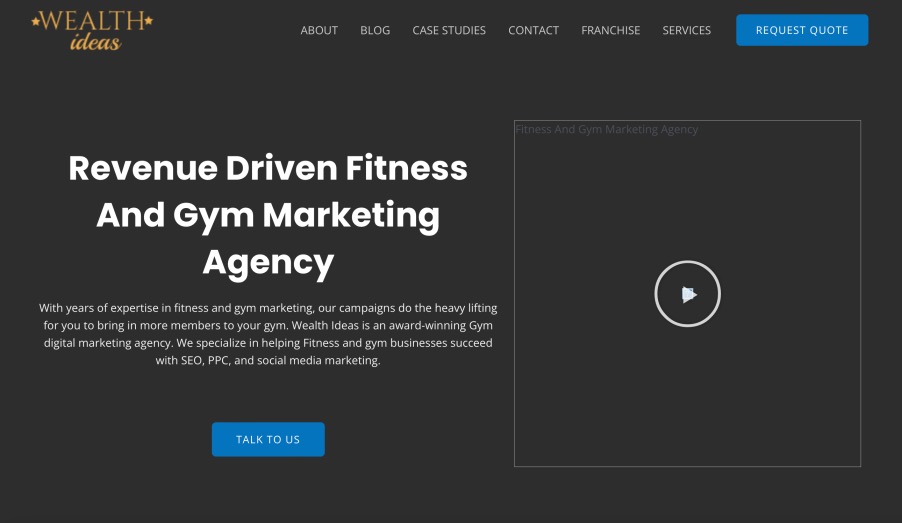 Wealth Ideas Agency Top Gym Marketing Company