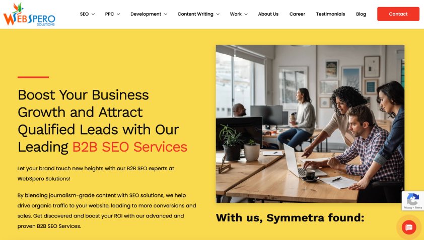 Webspero Solutions B2B Search Engine Optimization Services