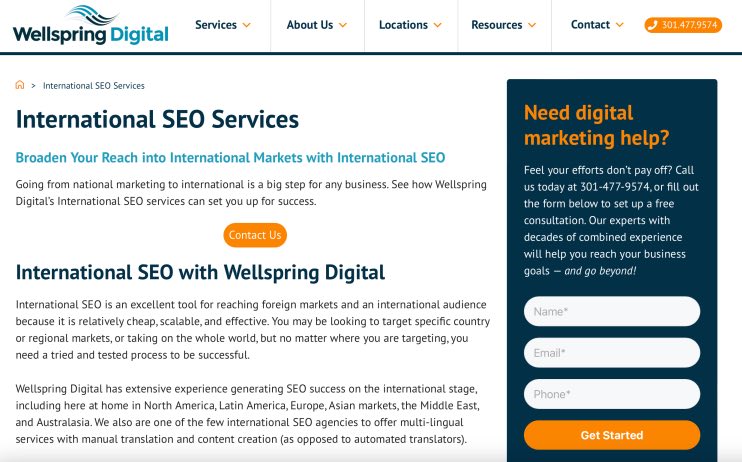 Wellspring Digital Best Global SEO Companies