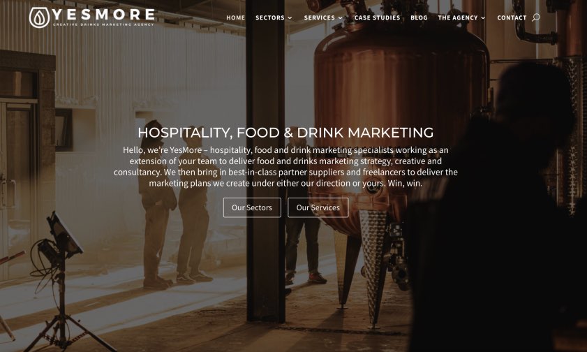 YesMore Creative Hospitality Food and Drink Marketing Agency