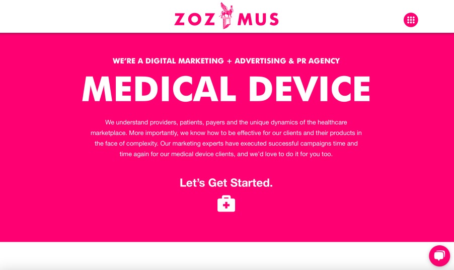 Zozimus Best Medical Device Marketing Firm