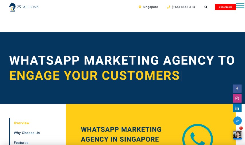 2Stallions Best WhatsApp Marketing Firm