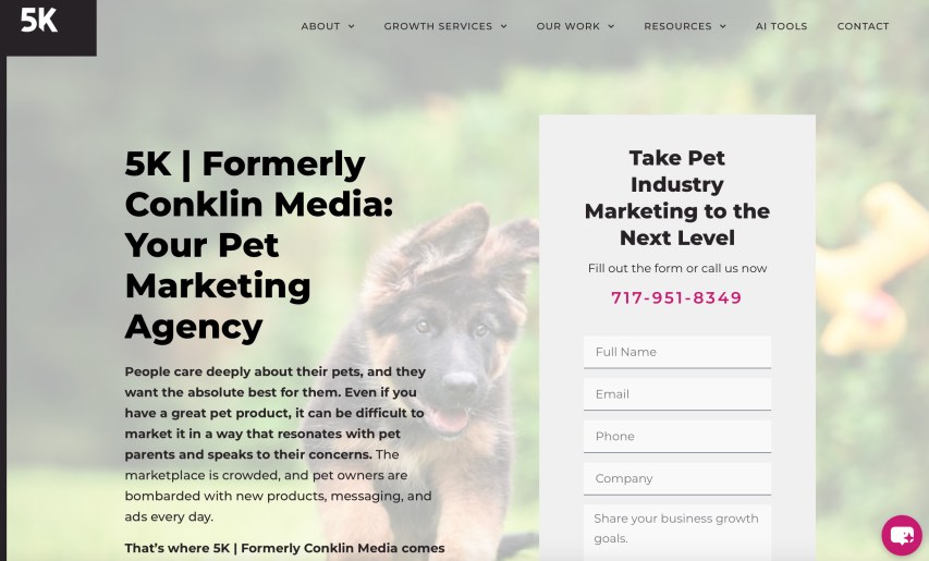 5K Media Best Pet Digital Agency