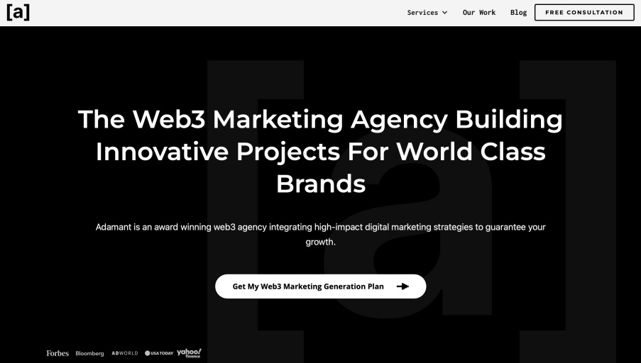 Adamant Leading Web3 Digital Marketing Agencies