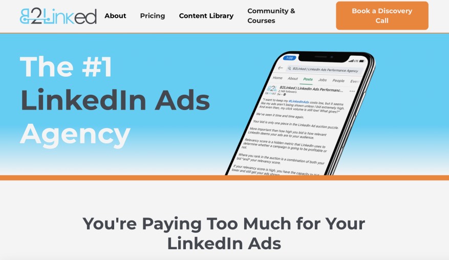 B2Linked Award-Winning LinkedIn Advertising Company