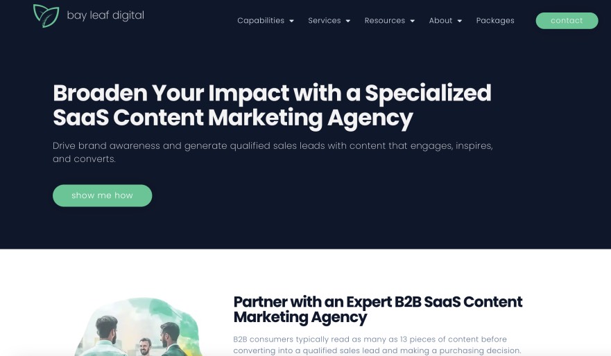 Bay Leaf Digital Leading SaaS Content Marketing Services Agency