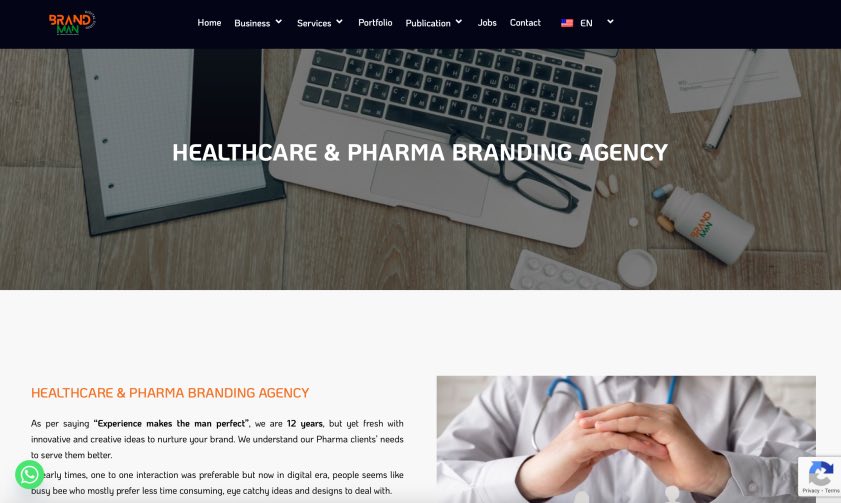 Brandman Best Pharma Branding Agency