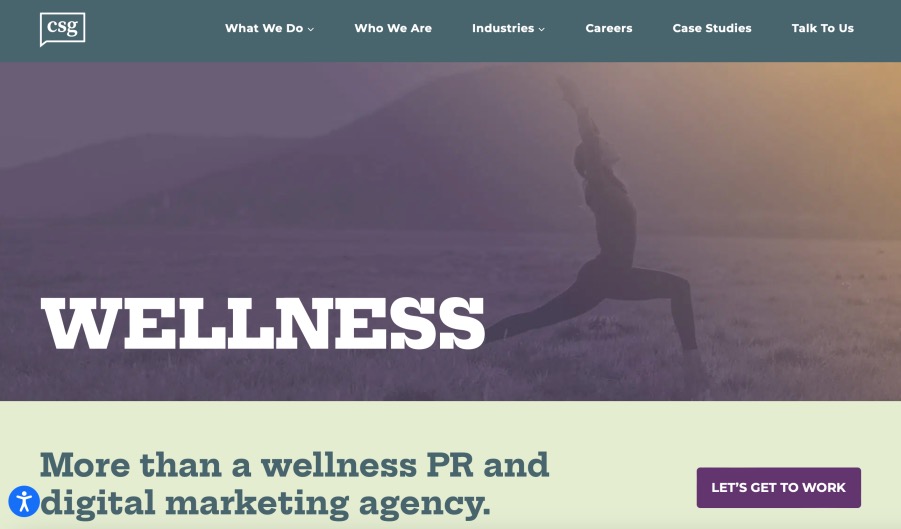 Communications Strategy Group CSG Best Health and Wellness Marketing Agency