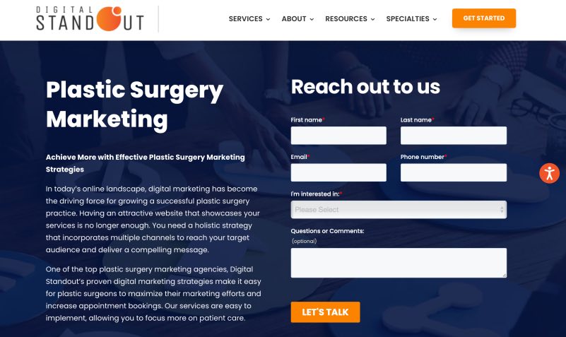 Digital Standout Top Plastic Surgery Marketing Services