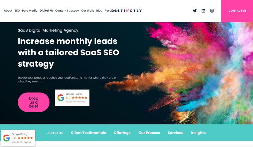 Distinctly Digital Marketing Services for SaaS Companies