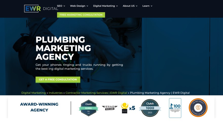 EWR Best Plumbing Digital Marketing Services