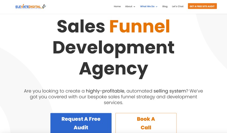 Elevate Digital Solutions Full-Service Sales Funnel Company