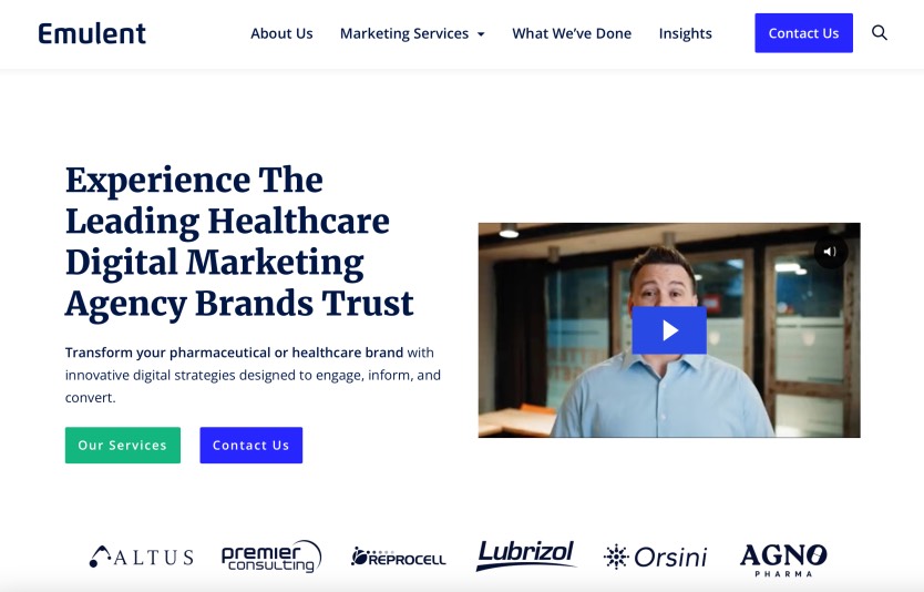 Emulent Best Healthcare Marketing Agency