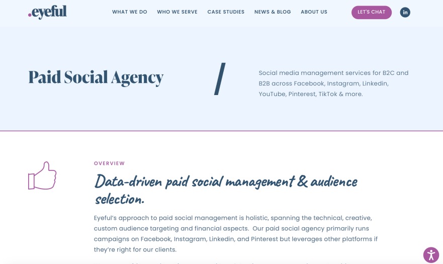 Eyeful Best Paid Social Media Agencies