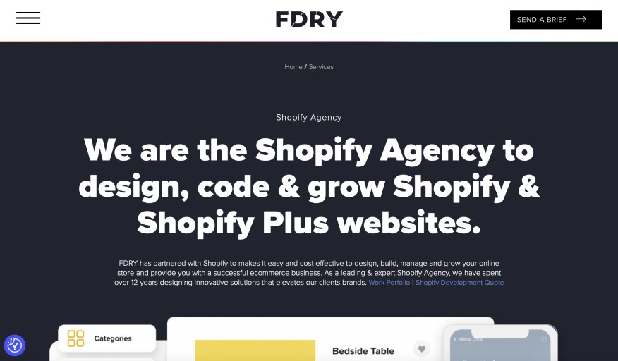 FDRY Best Shopify Agency