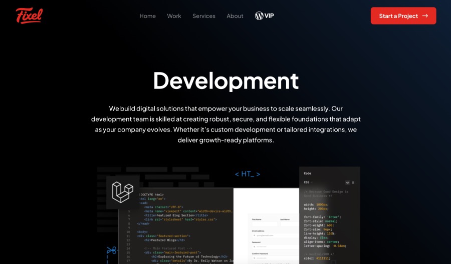 Fixel WordPress Website Development Agency