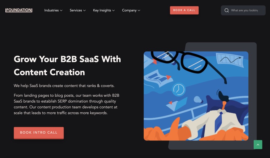 Foundation Best Content Creation Agency for B2B SaaS Companies