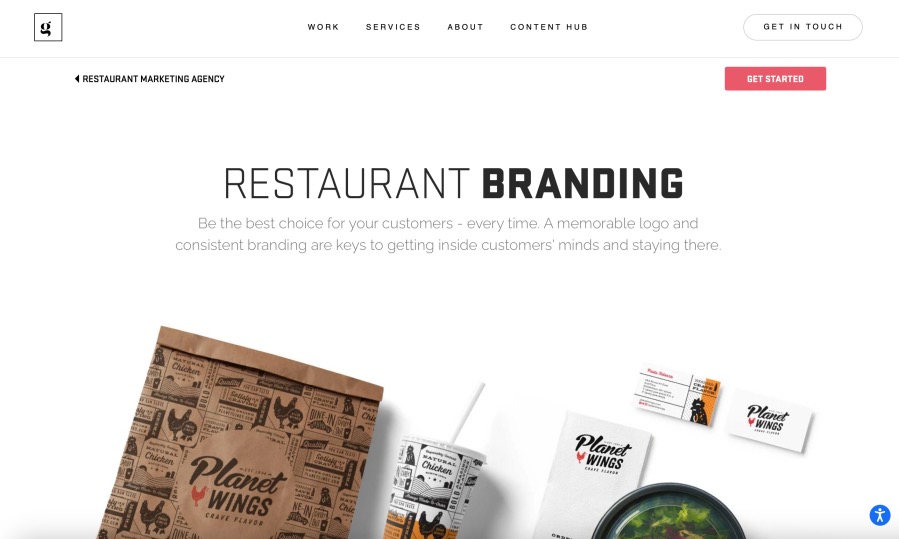 Gourmet Leading Restaurant Branding Agency