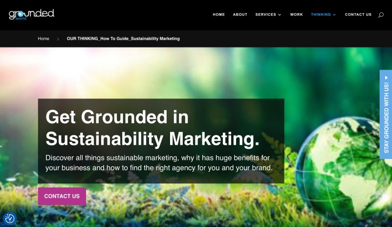 Grounded World Best Sustainability Digital Agency