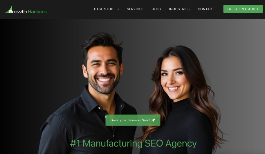 Growth Hackers Award-Winning Manufacturing SEO Agency