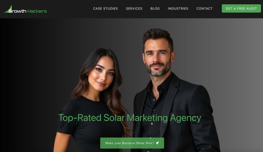 Growth Hackers Award Winning Solar Marketing Company