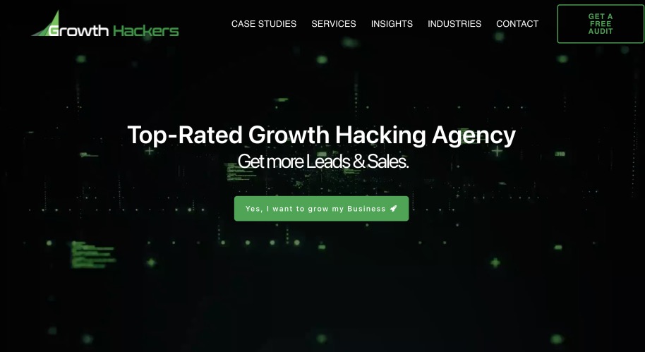 Growth Hackers Award Winning Startup Marketing Agency