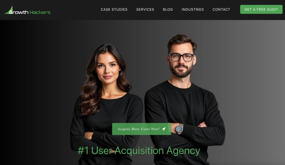 Growth Hackers Award Winning User Acquisition Company