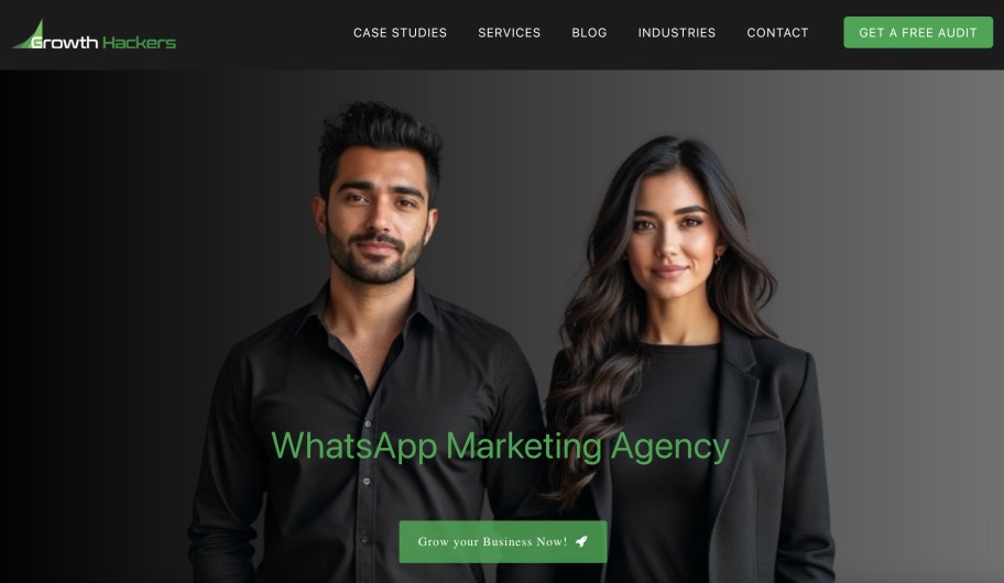 Growth Hackers Award Winning WhatsApp Marketing Agency